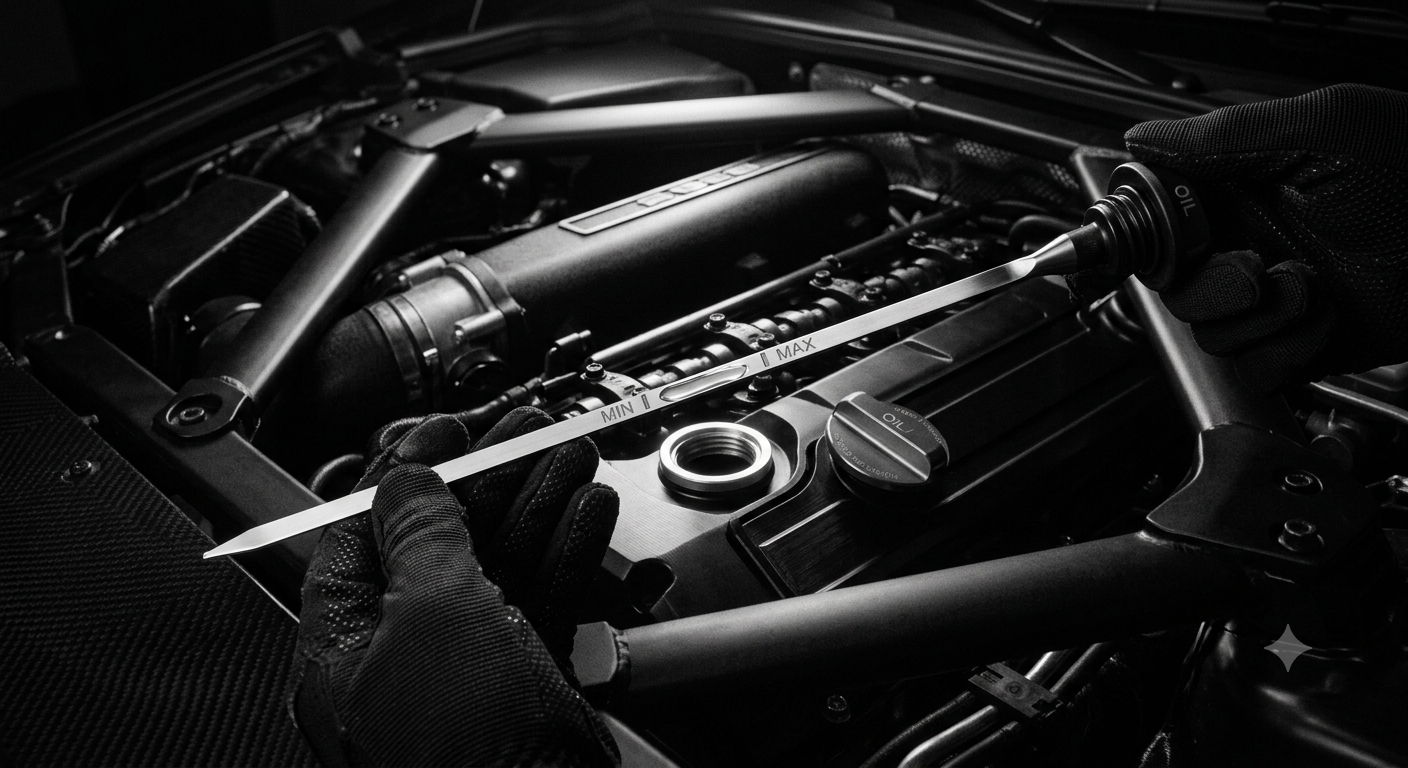 How to Check Engine Oil Level with a Dipstick