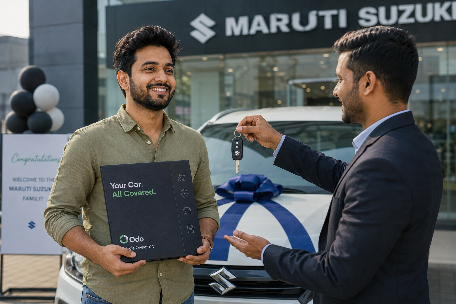 First Time Car Buyer Key Handover