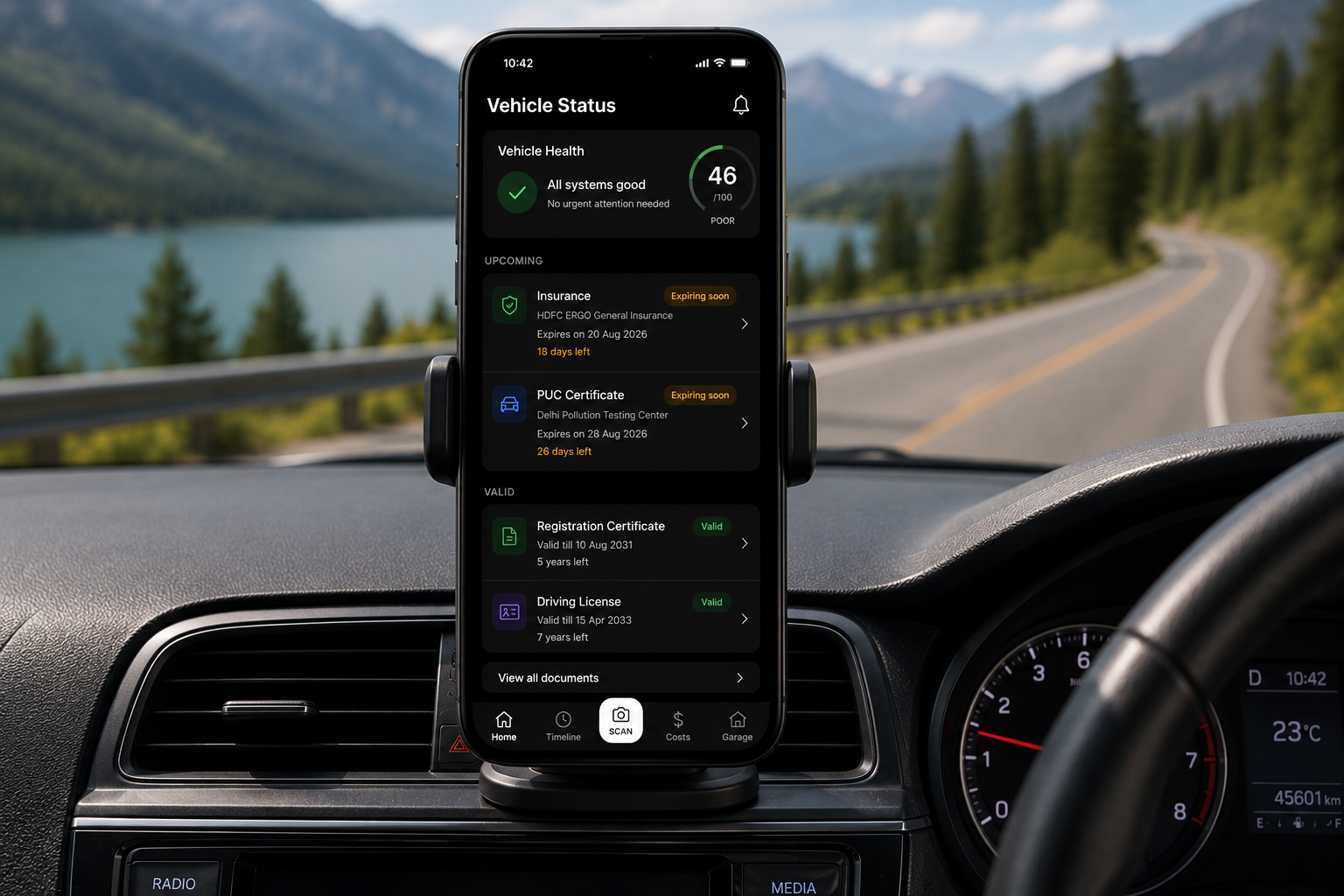 Vehicle Status