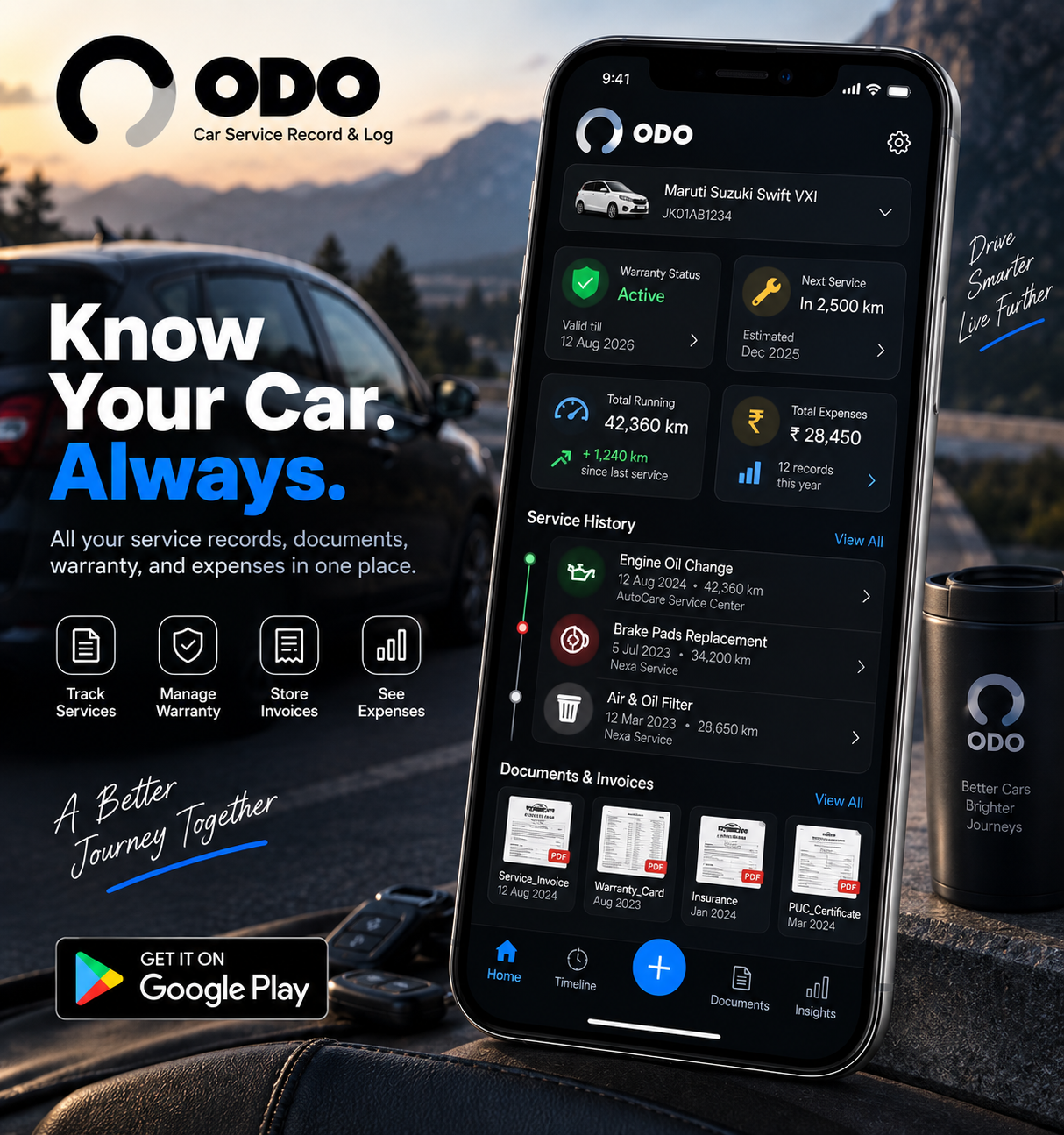 Warranty Protection and Service Tracking in Odo